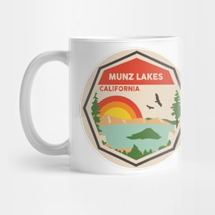 Munz Lakes California Colorful Scene Mug
